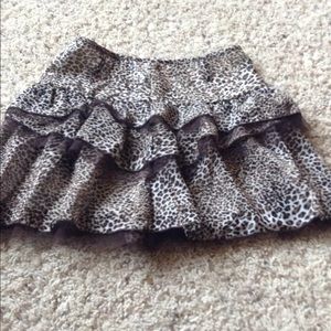 animal print skirt